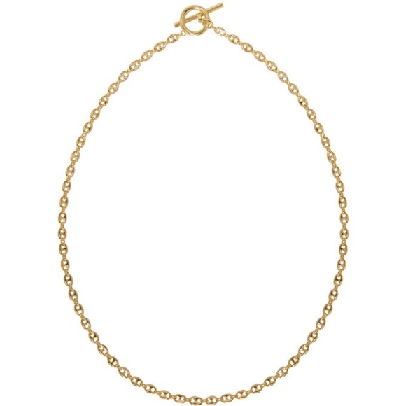 All Blues - Coffee Bean Necklace with Toggle - Gold - Picture 6 of 9